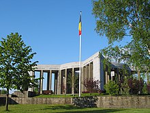 The Mardasson Memorial to soldiers who fought in the Battle of the Bulge in 1944