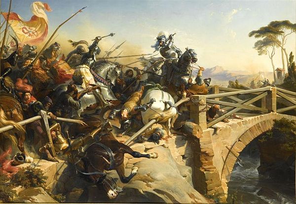 Bayard at the Battle of Garigliano (1503), by Philippoteaux