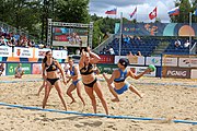 Deutsch: Beachhandball Europameisterschaften 2019 (Beach handball Euro); Tag 6: 7. Juli 2019 – Spiel um Platz Drei, Frauen, Kroatien-Niederlande 0:2 (14:23, 20:22) English: Beach handball Euro; Day 6: 7 July 2019 – Women's Bronze Medal Match – Croatia-Netherlands 0:2 (14:23, 20:22)