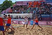 Deutsch: Beachhandball bei den Olympischen Jugendspielen 2018 in Buenos Aires; Tag 7, 13. Oktober 2018; Jungen, Halbfinale – Spanien-Kroatien 2:1 English: Beach handball at the 2018 Summer Youth Olympics in Buenos Aires at 13 October 2018 – Boys Semifinal – Spain-Croatia 2:1 Español: Handball de playa en los Juegos Olimpicos de la Juventud Buenos Aires 2018 en 13 de octubre de 2018 – Semifinales de chicos - España-Croacia 2:1