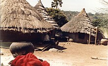 Bedik Houses and large clay pots, Iwol, Southeast Sénégal (West Africa) (431681034).jpg