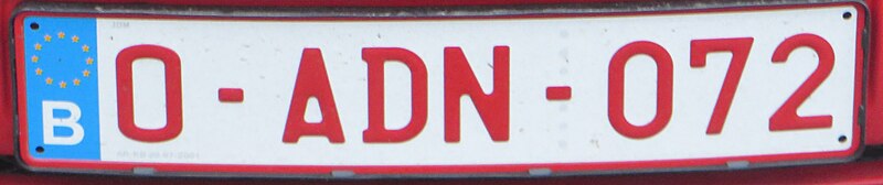 File:Belgium oldtimer license plate.jpg