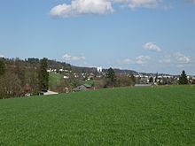 View of the municipalities of Bellach (foreground) and Langendorf (background) Bellach-langendorf.jpg