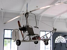 Tragschrauber Bensen B-8M im  Hubschraubermuseum Bückeburg