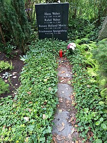 Das Grab von Renate Holland-Moritz und ihrem zweiten Ehemann Friedemann Spangenberg auf dem Zentralfriedhof Friedrichsfelde in Berlin