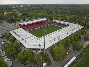 Luftbild des Stadions aus dem Jahr 2022