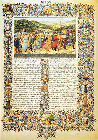 Bibla e Federico da Montefeltro, Firence.