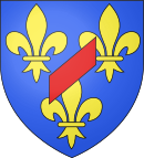 Coat of arms of the house of Bourbon-Vendôme.