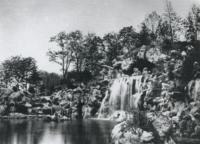 Grande cascade, Boulogneský lesík, 1858