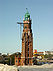 Bremerhaven. Großer Leuchtturm von 1854. Blick vom "Zoo am Meer"