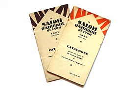 Brochures du Salon d'automne de Lyon.