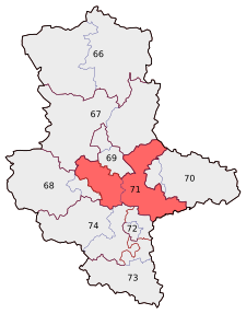 Bundestag constituency 71-2013.svg