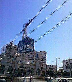 Teleférico para o Palácio da Cultura