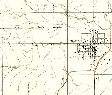 Eastern portion of route in 1917 CA Lyman 296283 1917 31680.jpg