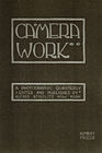 The cover of Camera Work, showing Steichen's design and custom typeface. Also, in this specific issue, Issue 2, the entire volume was devoted to Steichen's photographs.