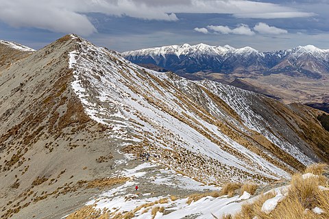 Camp Saddle, Craigieburn Range, New Zealand