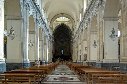Interior of the Duomo (Cattedrale Sant' Agata)
