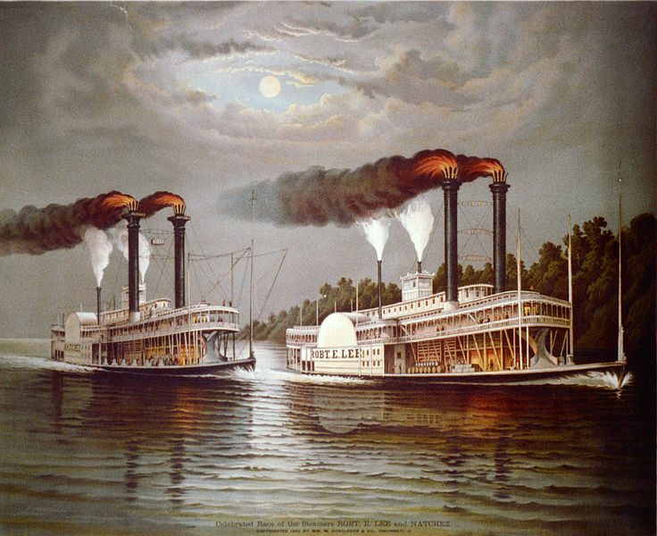 File:Celebrated Race of the Steamers Robt E Lee and Natchez.jpg