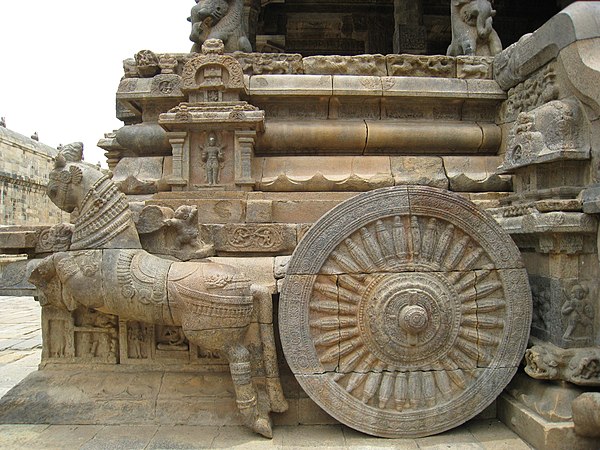 Chariot detail, Airavatesvara temple, Tamil Nadu.