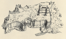 Dibujo del castillo de If en 1641