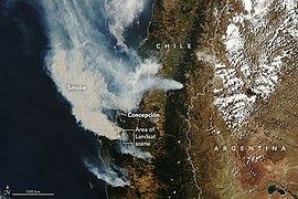 Feb 8 (1): Chile wildfires