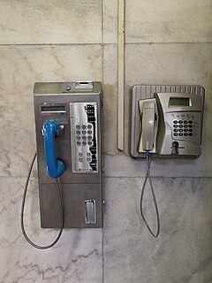 Payphone Coin or card-operated public telephone