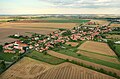 Čeština: Pohled ze západu na Chleby na Nymbursku English: West view of Chleby village, Czech Republic