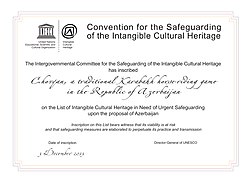 Chovkan UNESCO sertificate.jpg