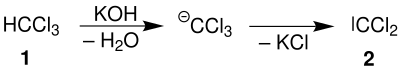 Ciamician-Dennstedt Mechanismus Dichlorcarben