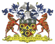 Coat of Arms Coopers' Company and Coborn School.png