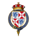 Coat of Arms of Sir William Nevill, 6th Baron Fauconberg, KG.png