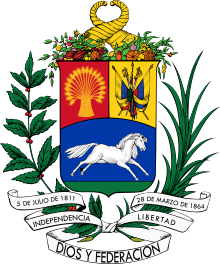 Coat of arms of Venezuela (1911–1930).svg