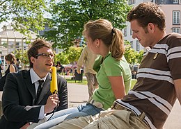 Hartwich interviewing in 2008 Cologne Germany Daniel-Hartwich-2008-01.jpg