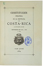 Thumbnail for Costa Rican Constitution of 1871