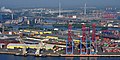 Deutsch: Blick über den Container Terminal Tollerort in Hamburg-Steinwerder.