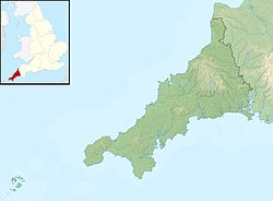 The Cribbar is located in Cornwall