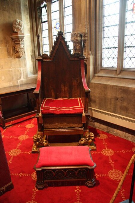 The Coronation Chair, c. 1300