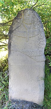 Réplique de la statue-menhir de Réganel n°1
