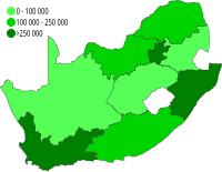 Fully vaccinated people as of 20 July 2021 Covid-19 vaccination in South Africa (Fully vaccinated).svg