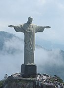 Статуя Христа-Искупителя в Рио-де-Жанейро, Бразилия