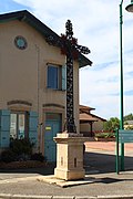 Croix de la bibliothèque.