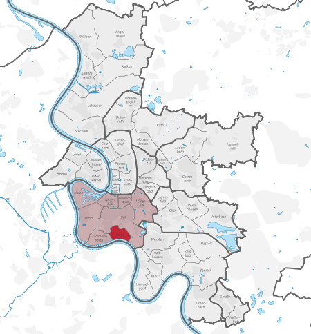 Düsseldorf Stadtteil Flehe