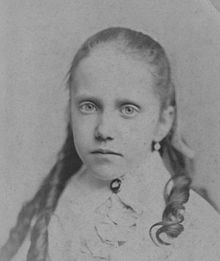 Daisy Williams (1867-1884), daughter of Indiana Fletcher Williams, ca. age 12 DaisyWilliams.jpg