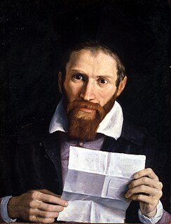 <i>Portrait of Monsignor Giovanni Battista Agucchi</i> Painting by Annibale Carracci
