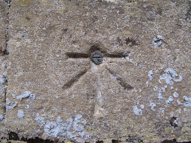 File:Dorchester Abbey Benchmark - geograph.org.uk - 2787951.jpg