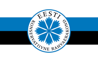 Bandiera del Partito Popolare Conservatore dell'Estonia