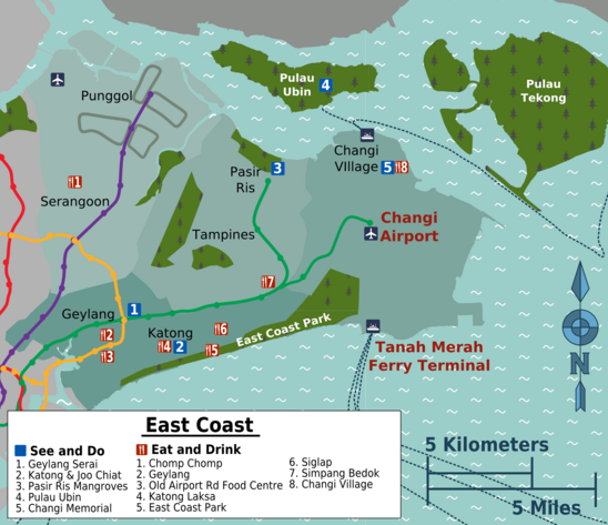 East Coast Singapore Map Singapore/East Coast – Travel guide at Wikivoyage