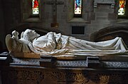 Memorial to Charles Somers-Cocks, 3rd Earl Somers in the mortuary chapel