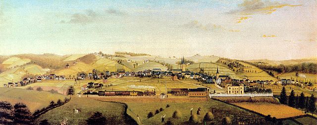 Line at Schwelm in 1861