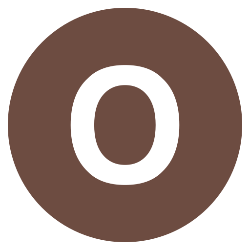 File:Eo circle brown letter-o.svg